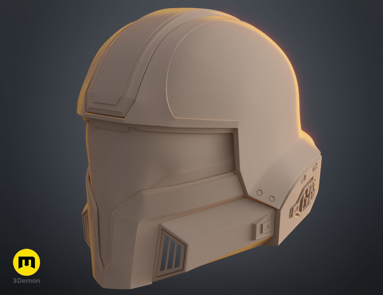 Helldivers 2 DP-11 Champion of the People Helmet 3D print model_10