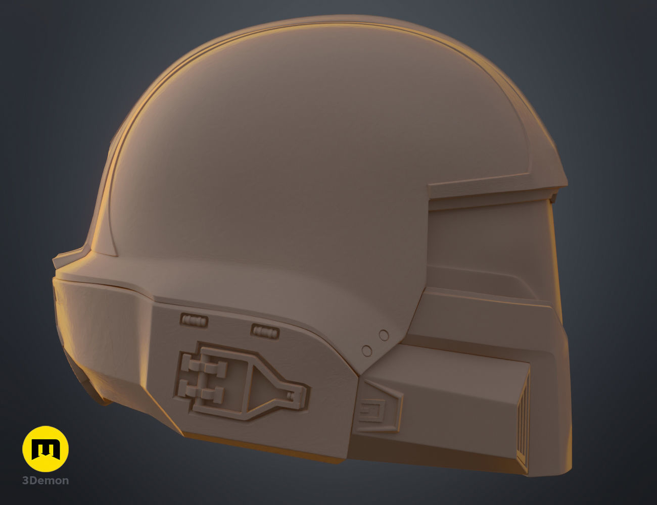 Helldivers 2 DP-11 Champion of the People Helmet 3D print model_12
