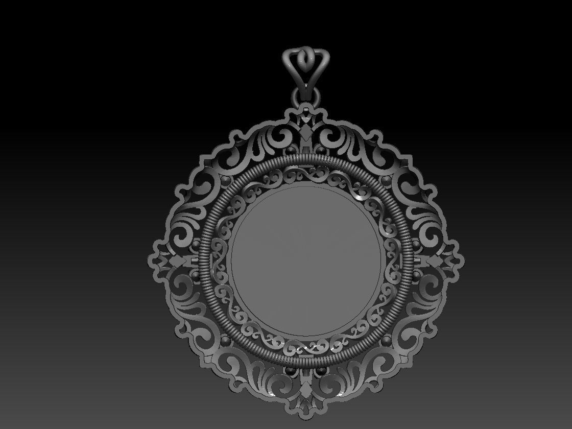 Gemini with Caduceus pendant - Zodiac 3D print model 3D print model_4