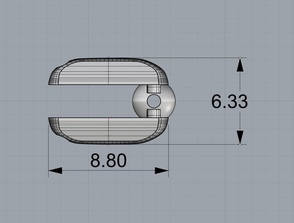 Chain and lock 3D print model_2