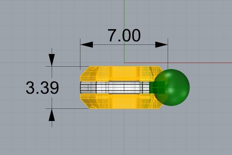 Chain and lock 3D print model_7