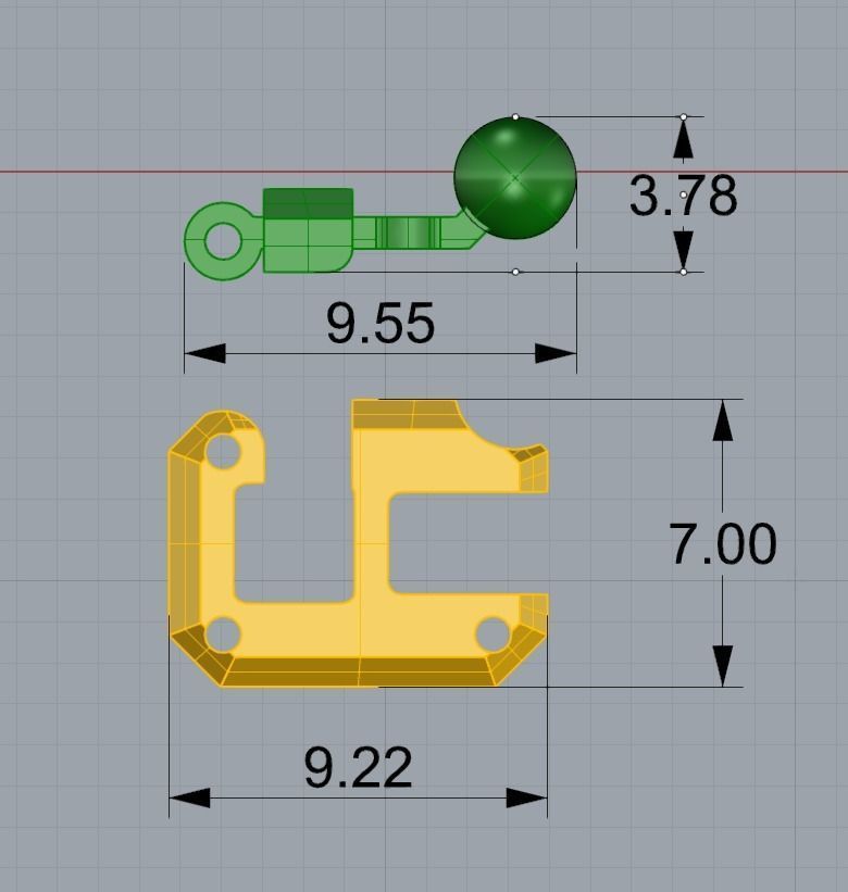 Chain and lock 3D print model_8
