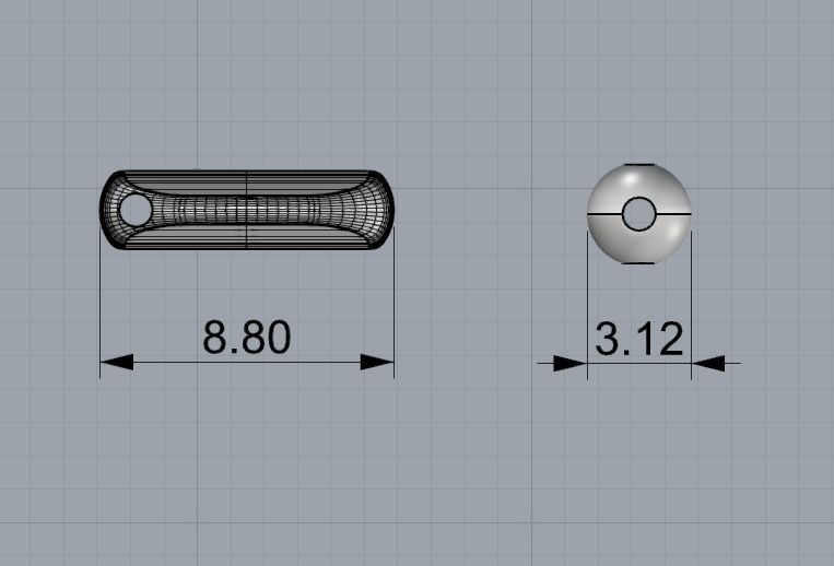 Chain and lock 3D print model_3