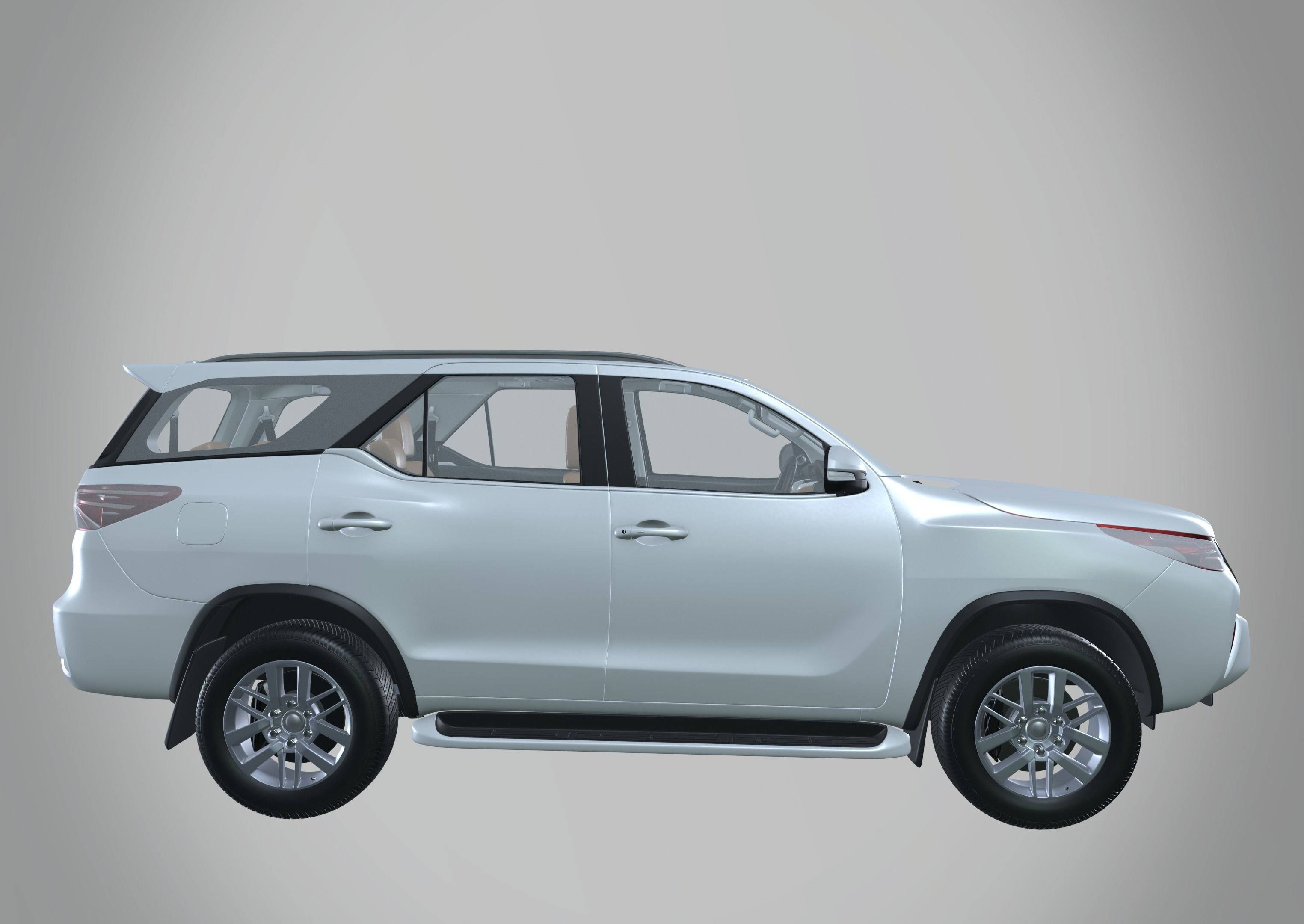 Toyota Fortuner 3D model_3