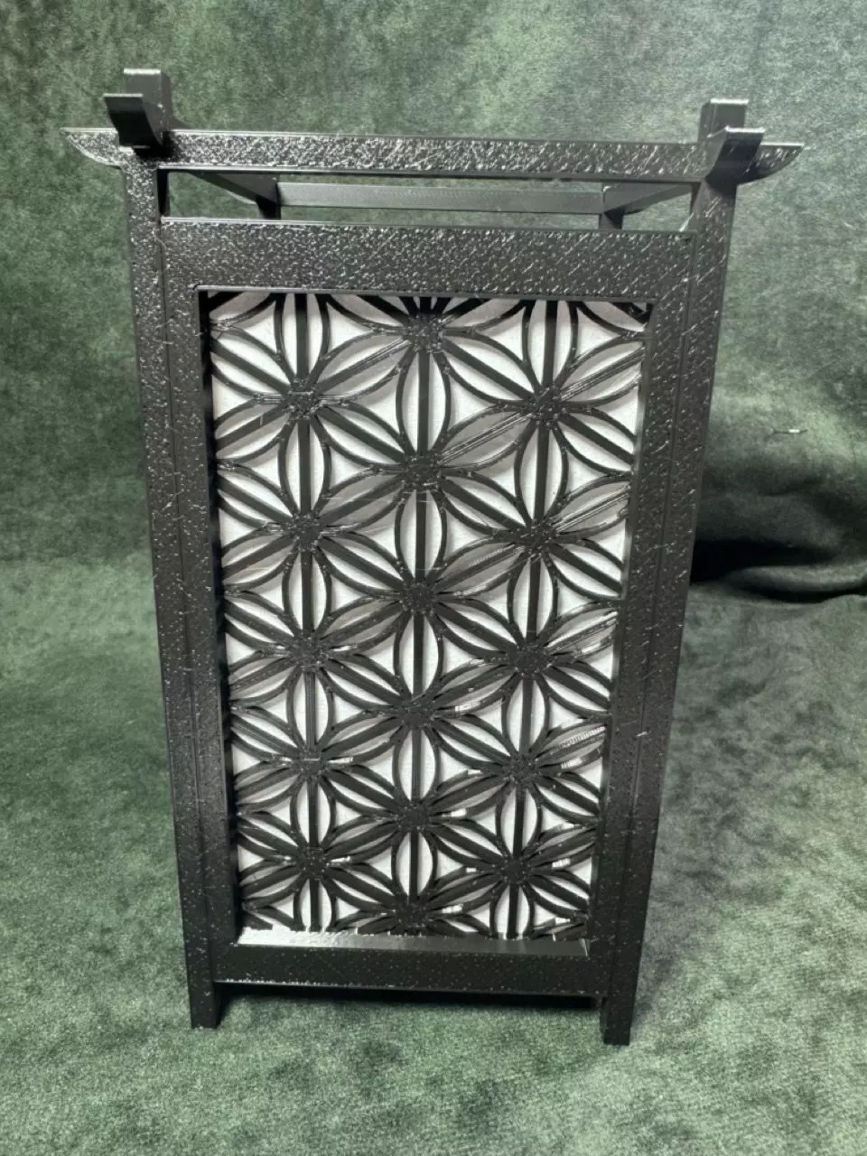 Kumiko Japanese Shoji Lantern - Shippo-kikkou 3D print model_0