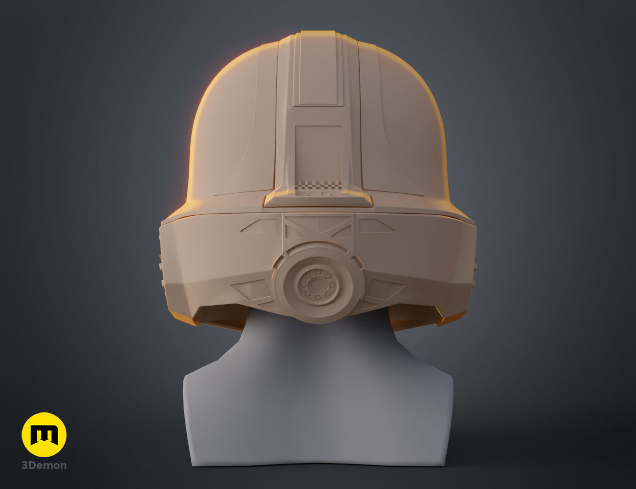 Helldivers 2 DP-40 Hero of the Federation Helmet 3D print model_7