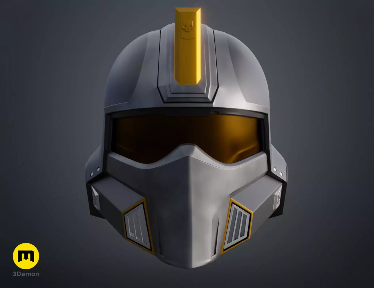 Helldivers 2 DP-40 Hero of the Federation Helmet 3D print model_0