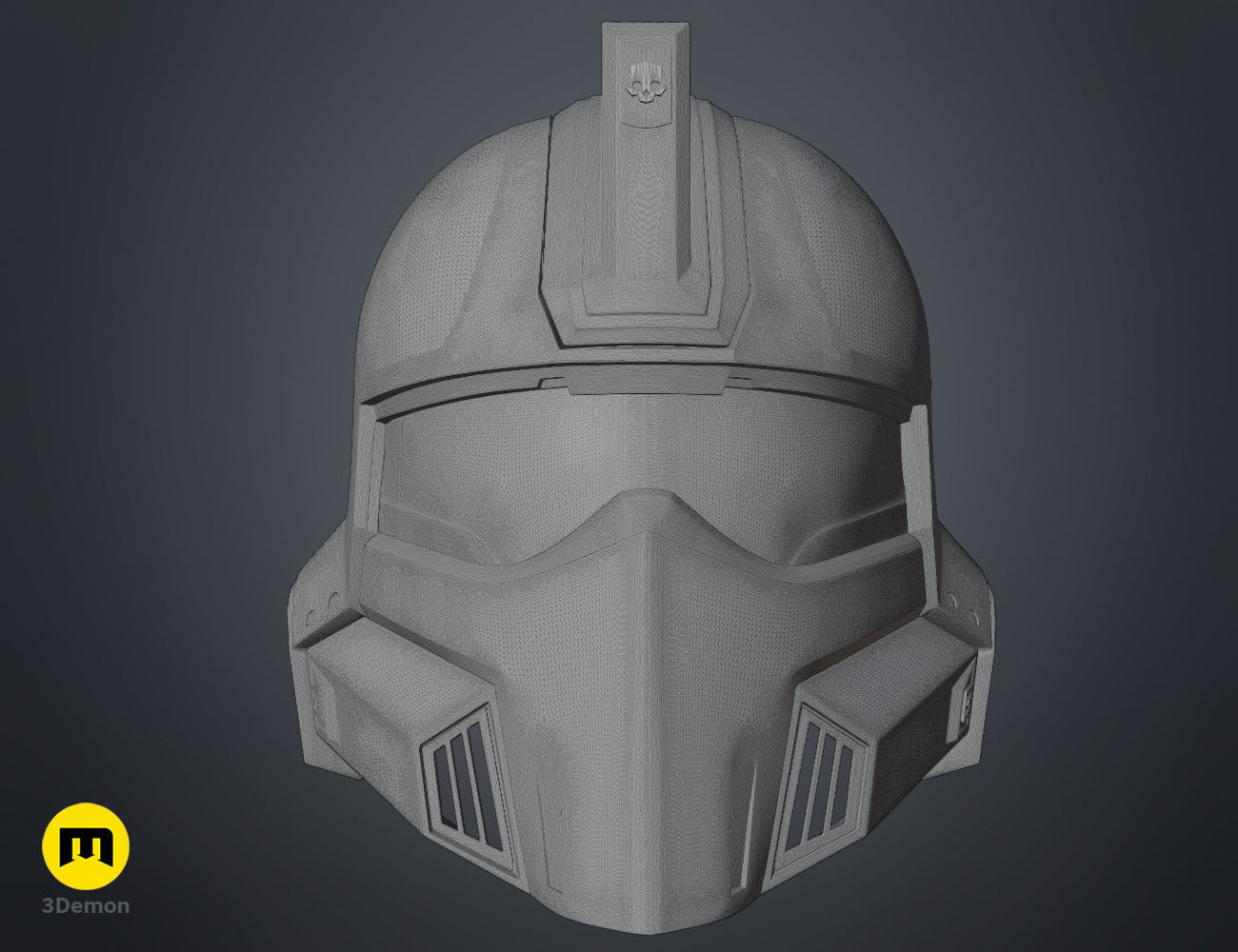 Helldivers 2 DP-40 Hero of the Federation Helmet 3D print model_12