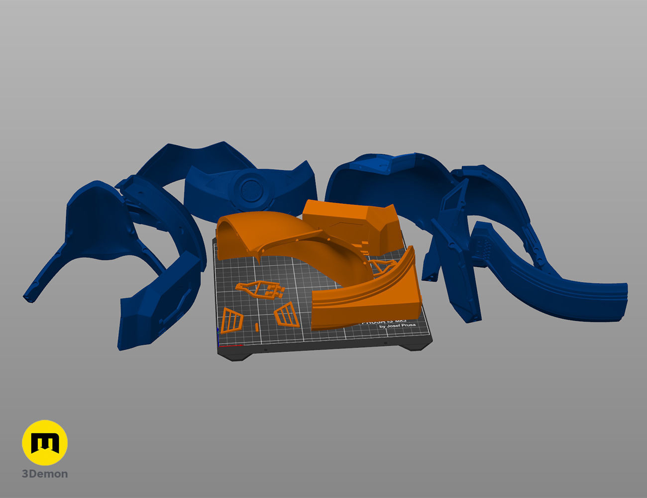 Helldivers 2 DP-40 Hero of the Federation Helmet 3D print model_5