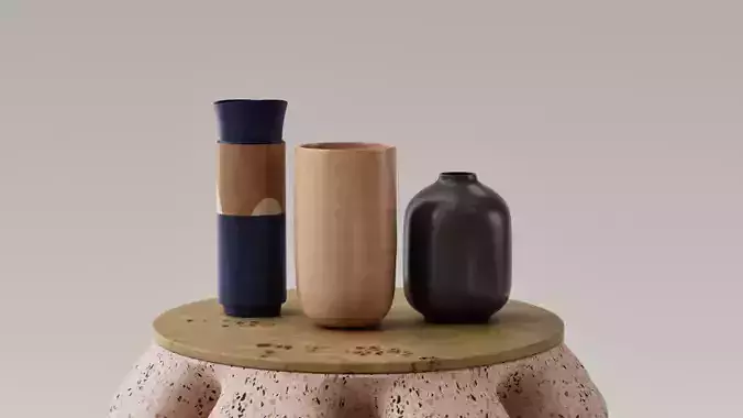 Set de jarrones decorativos - floreros - vasos