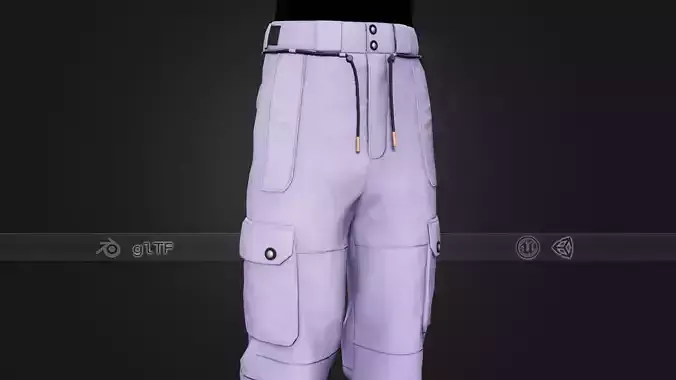Light Violet Snowboard Pants Style 2