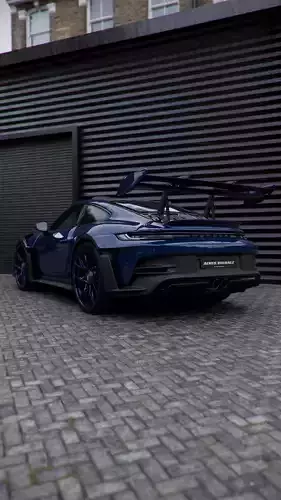 Industrial Warehouse Automotive Render Scene Textured 3D model