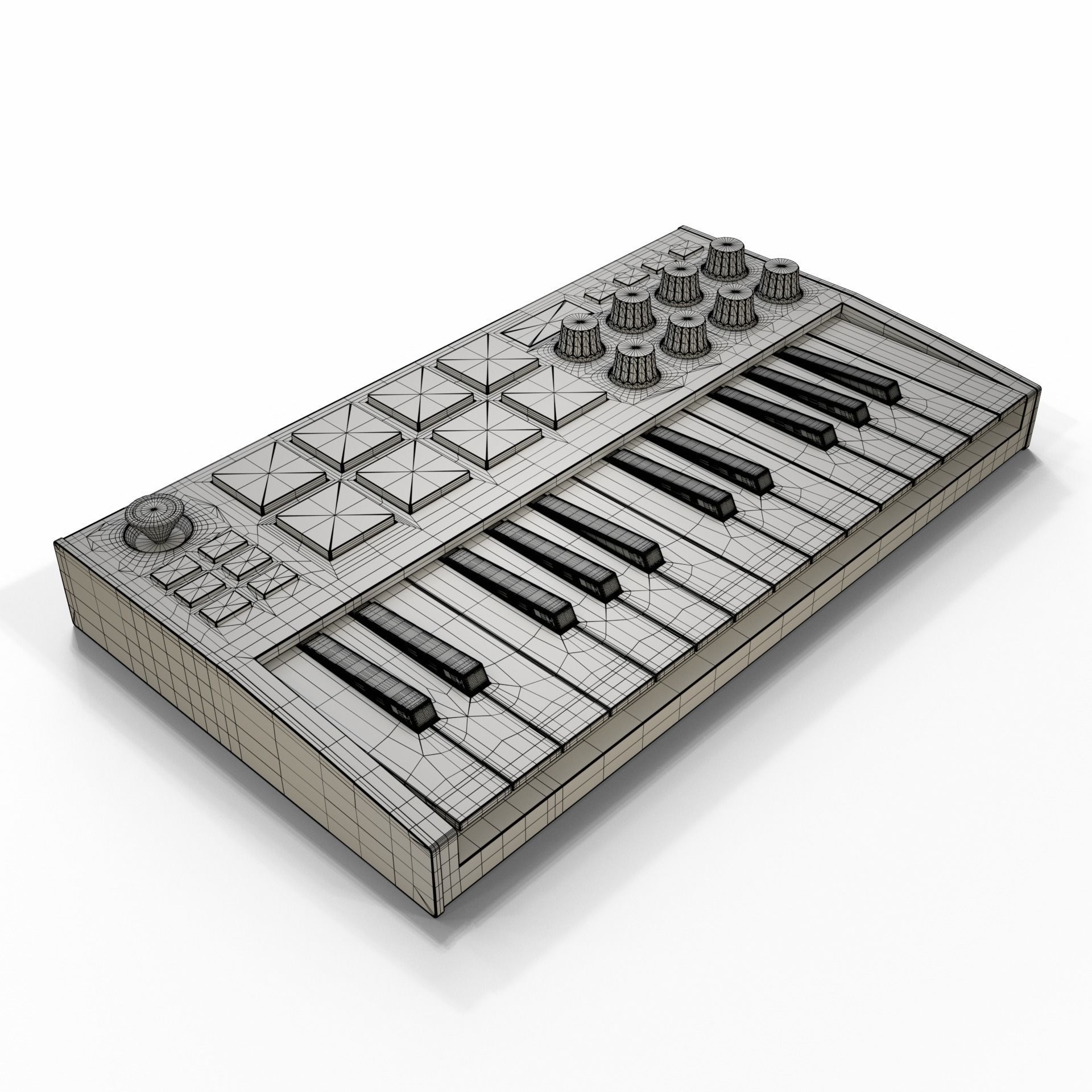 Akai MPK Mini - C4D Octane Project File  3D model_7