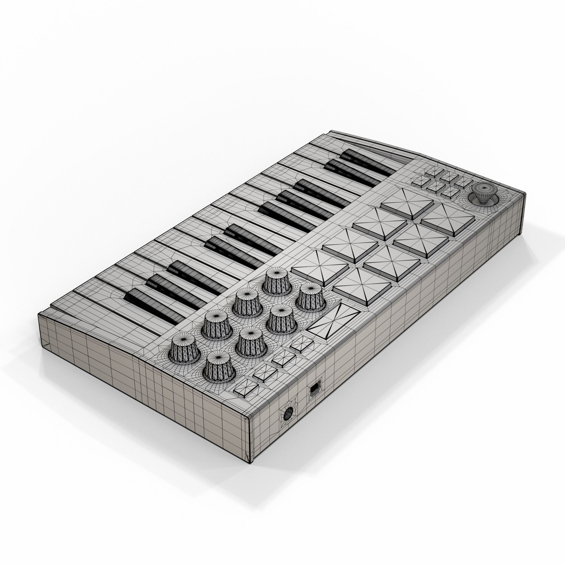 Akai MPK Mini - C4D Octane Project File  3D model_8