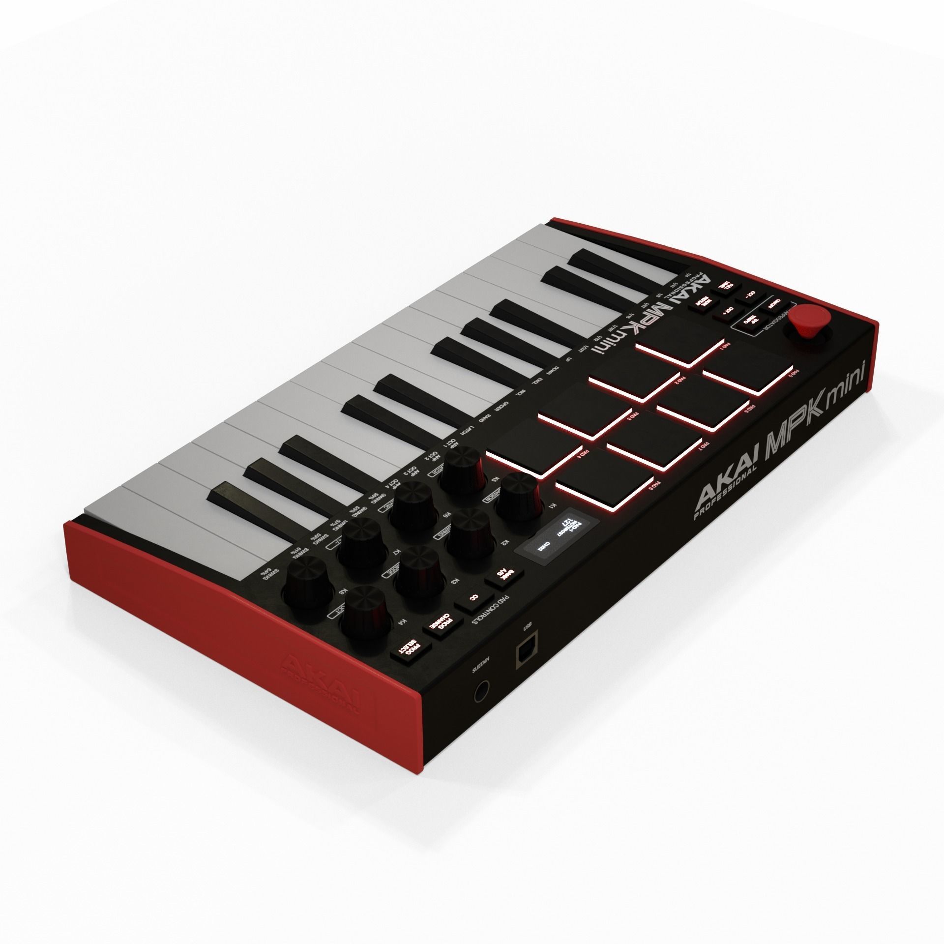 Akai MPK Mini - C4D Octane Project File  3D model_3