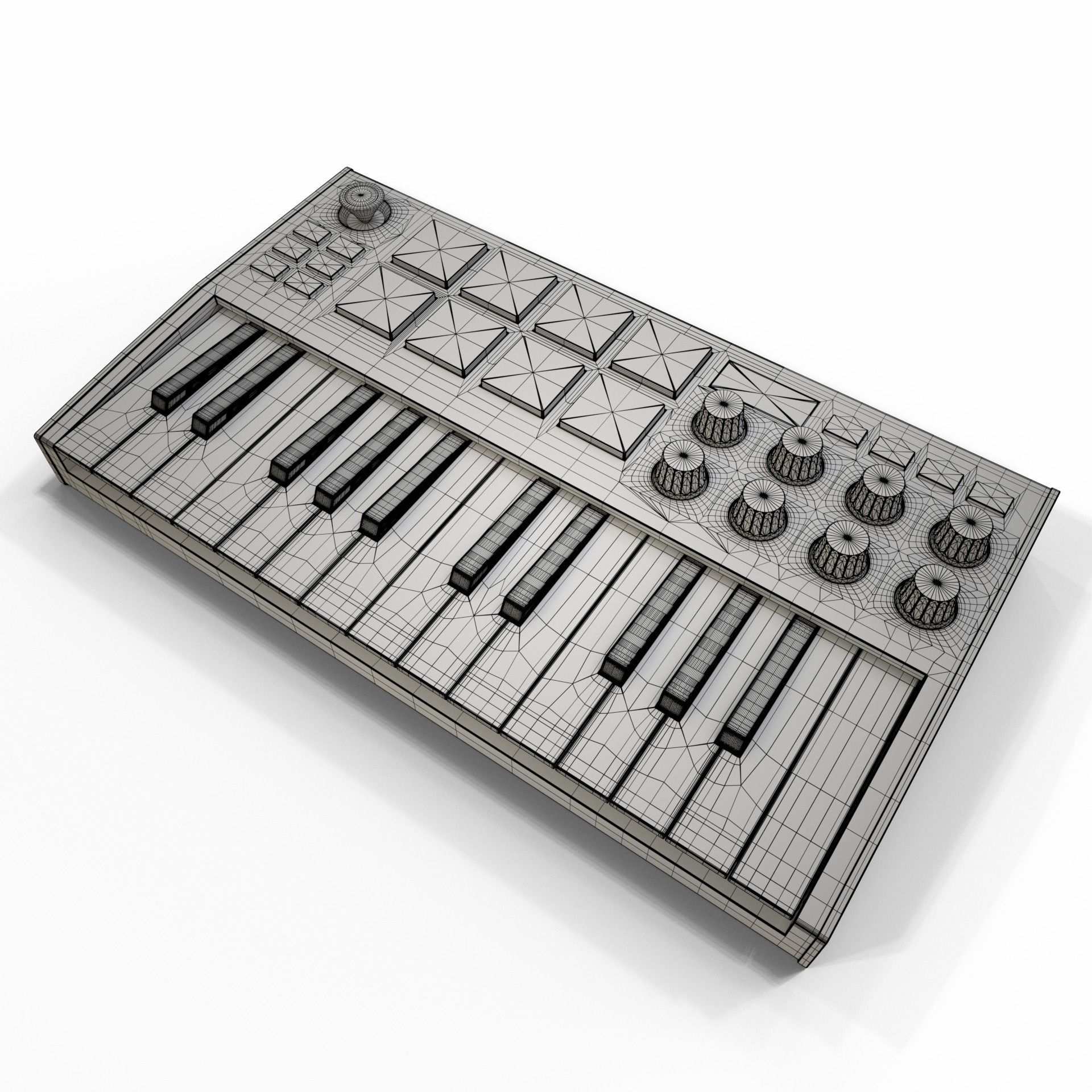 Akai MPK Mini - C4D Octane Project File  3D model_5