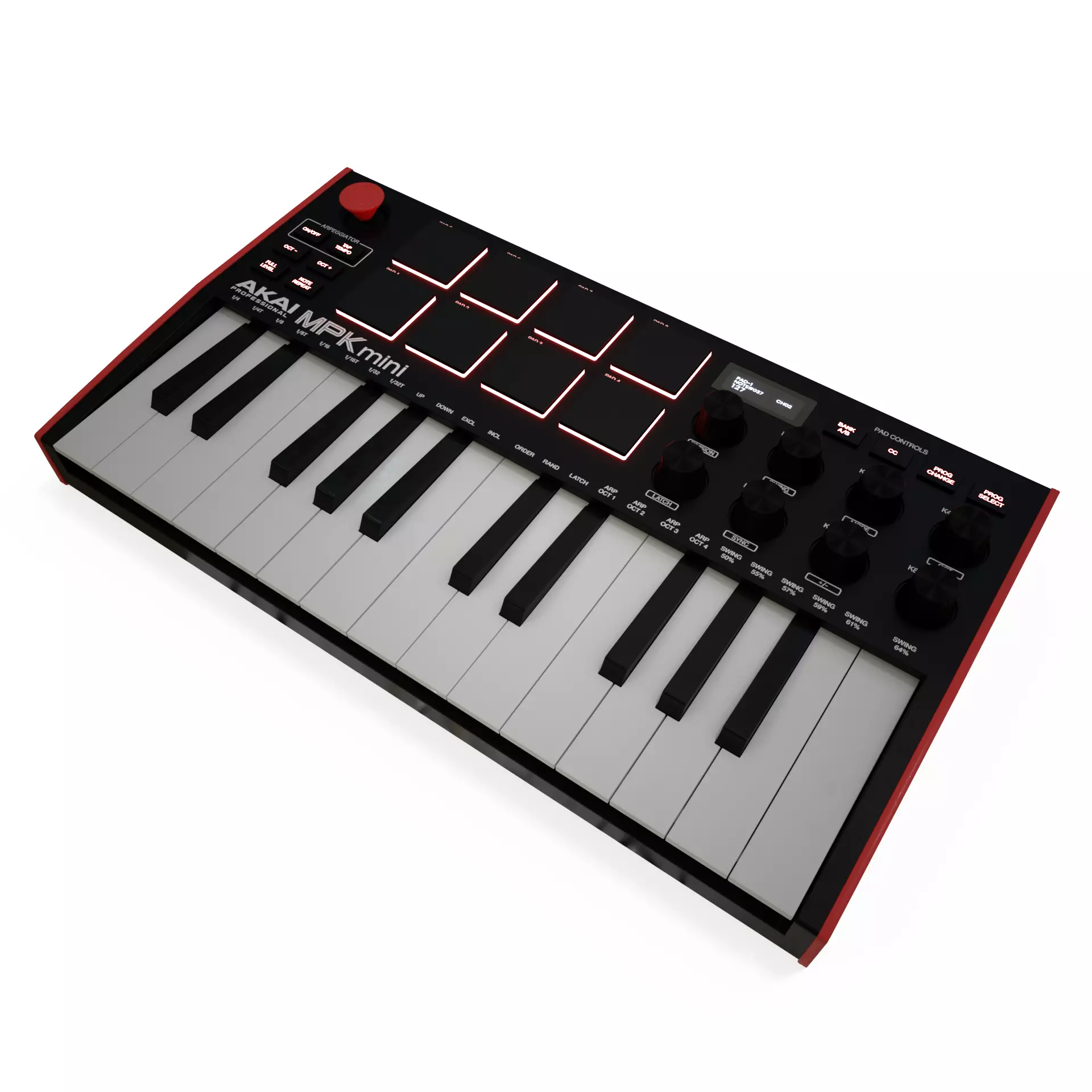 Akai MPK Mini - C4D Octane Project File  3D model_0