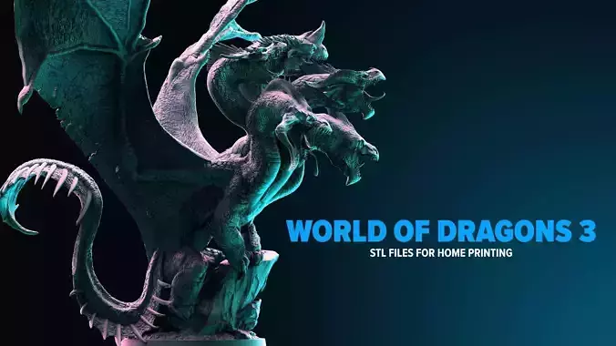 World of Dragons 3 Collection 3D print model