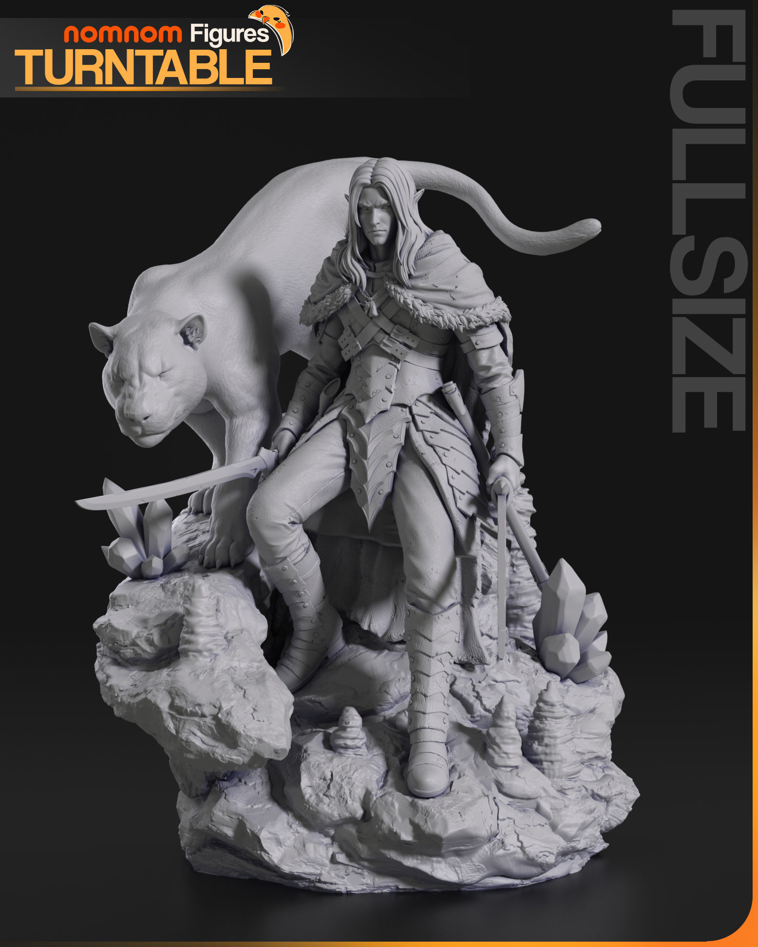Drizzt DoUrden - Baldurs Gate 3D print model_4