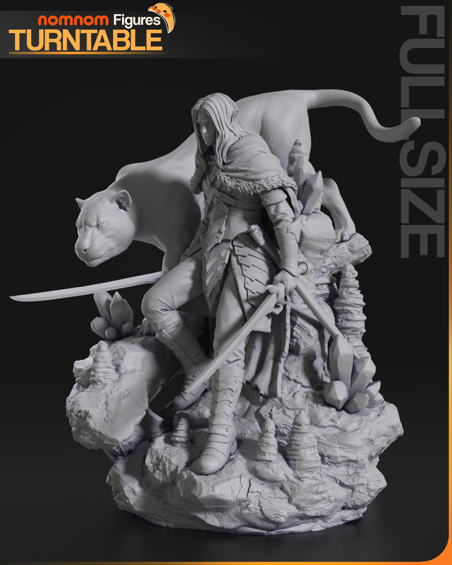 Drizzt DoUrden - Baldurs Gate 3D print model_5