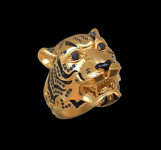 ring tiger 3D print model
