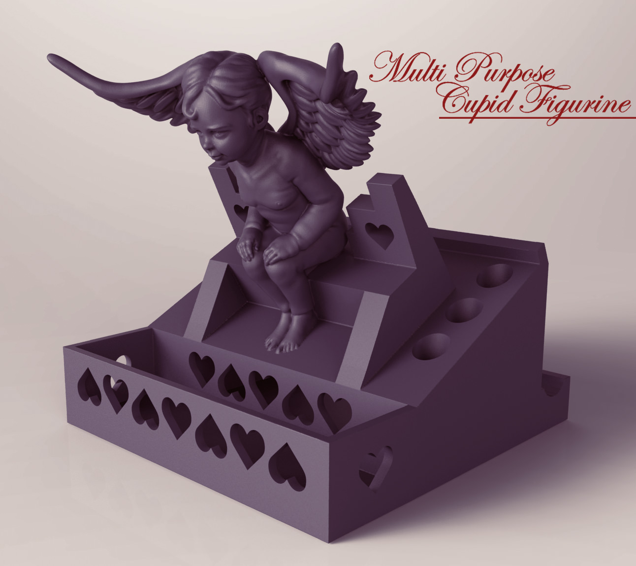 Multi Purpose Cupid Figurine 3D print model_1
