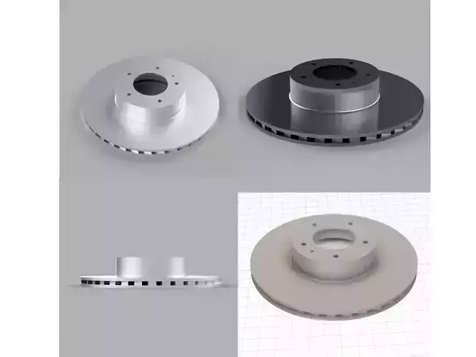 Brake rotor disk model 2