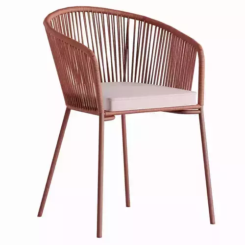 Yanet chair Low-poly 3D model