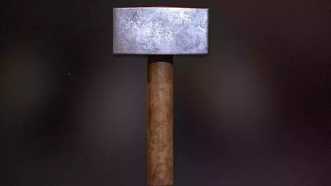 Hammer Low-poly 3D model