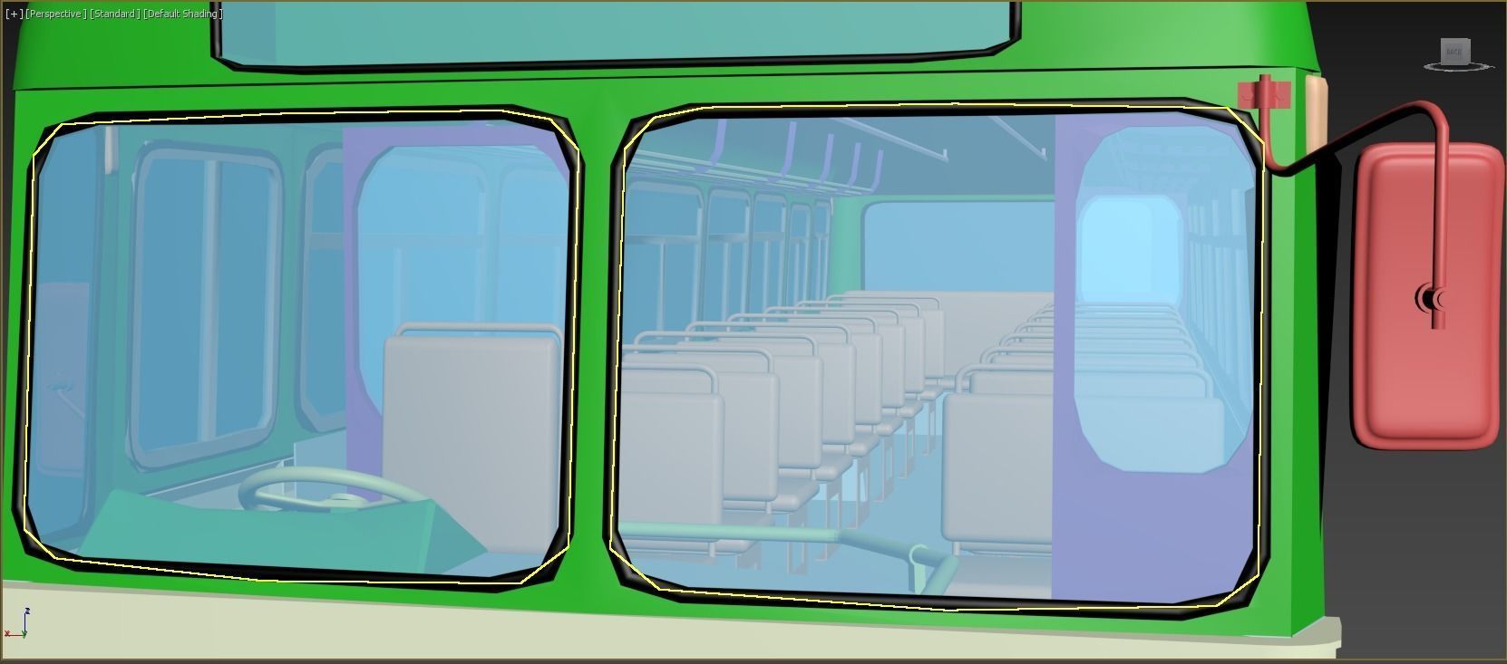 Lanka Ashok Leyland Bus body - Base model 3D model_3