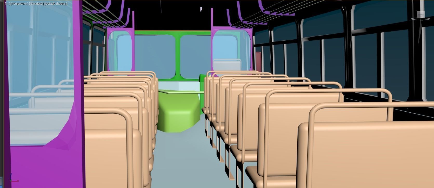 Lanka Ashok Leyland Bus body - Base model 3D model_2