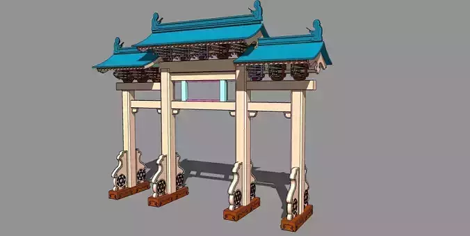 Chinese traditional archway