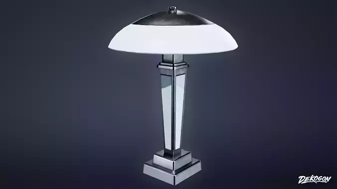 ART DECO - Lamp 05 - LOW POLY