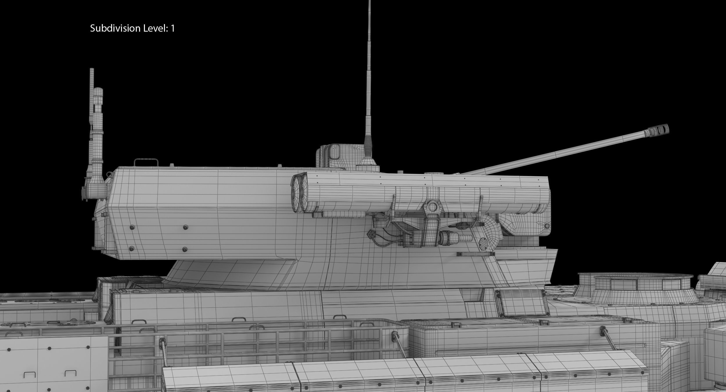 T-15 Armata Green Dirt No Logo Low-poly 3D model_29