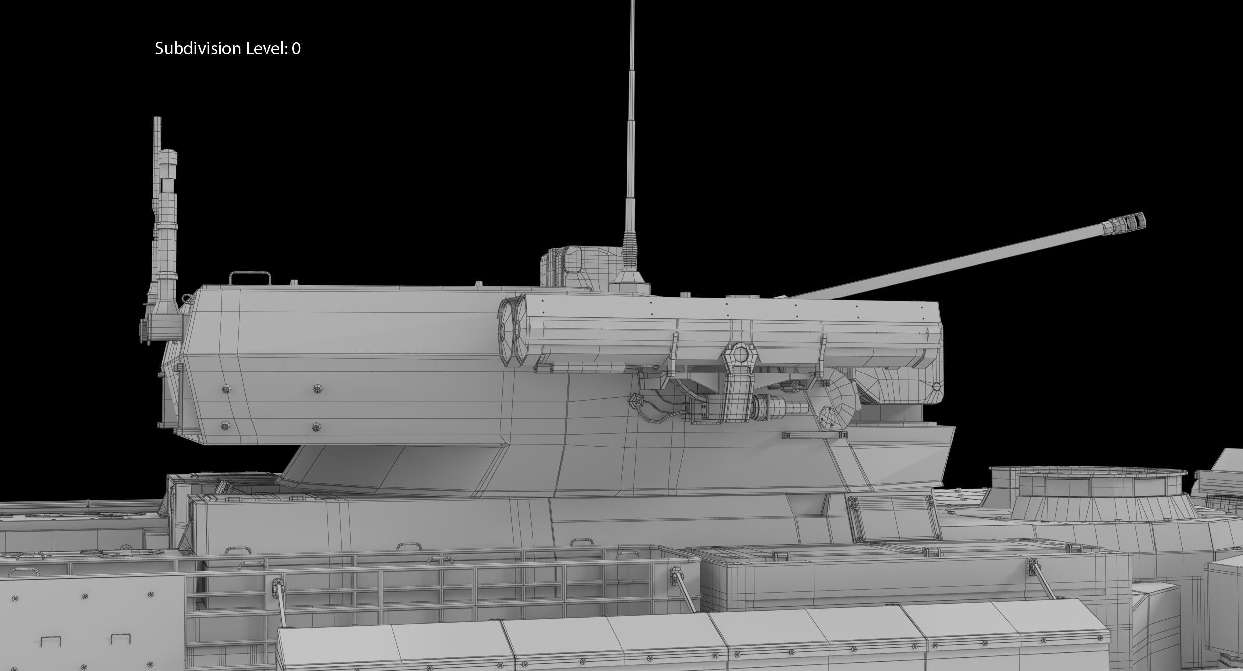 T-15 Armata Green Dirt No Logo Low-poly 3D model_28