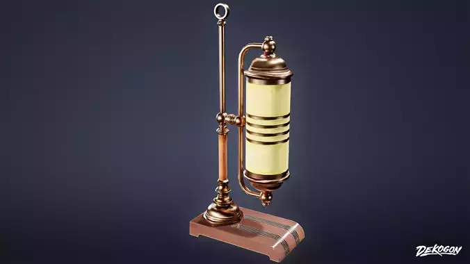 ART DECO - Lamp 17 - LOW POLY