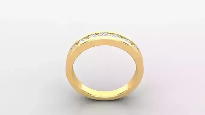 Diamond Men Ring Cad File MR  65