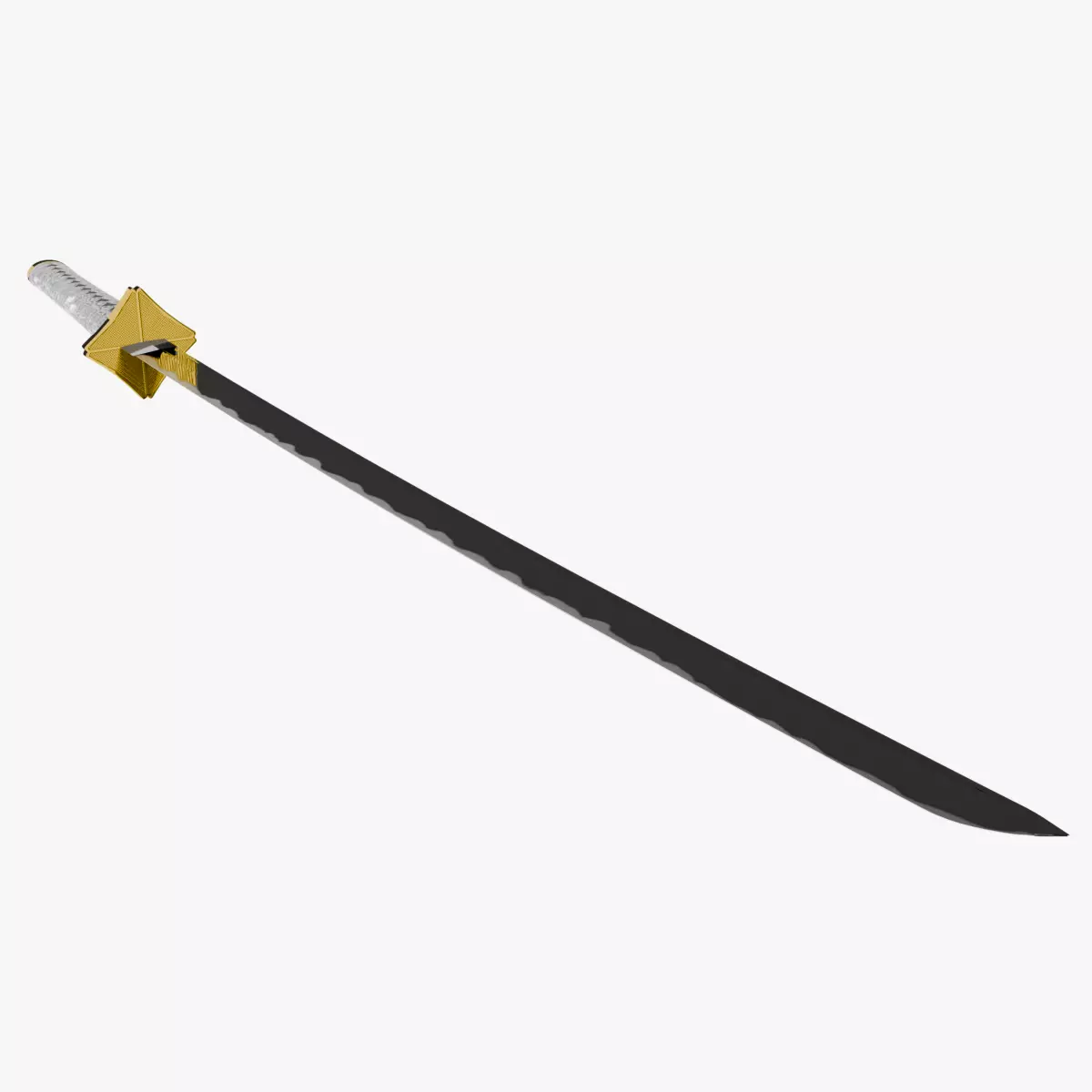Katana Low-poly 3D model