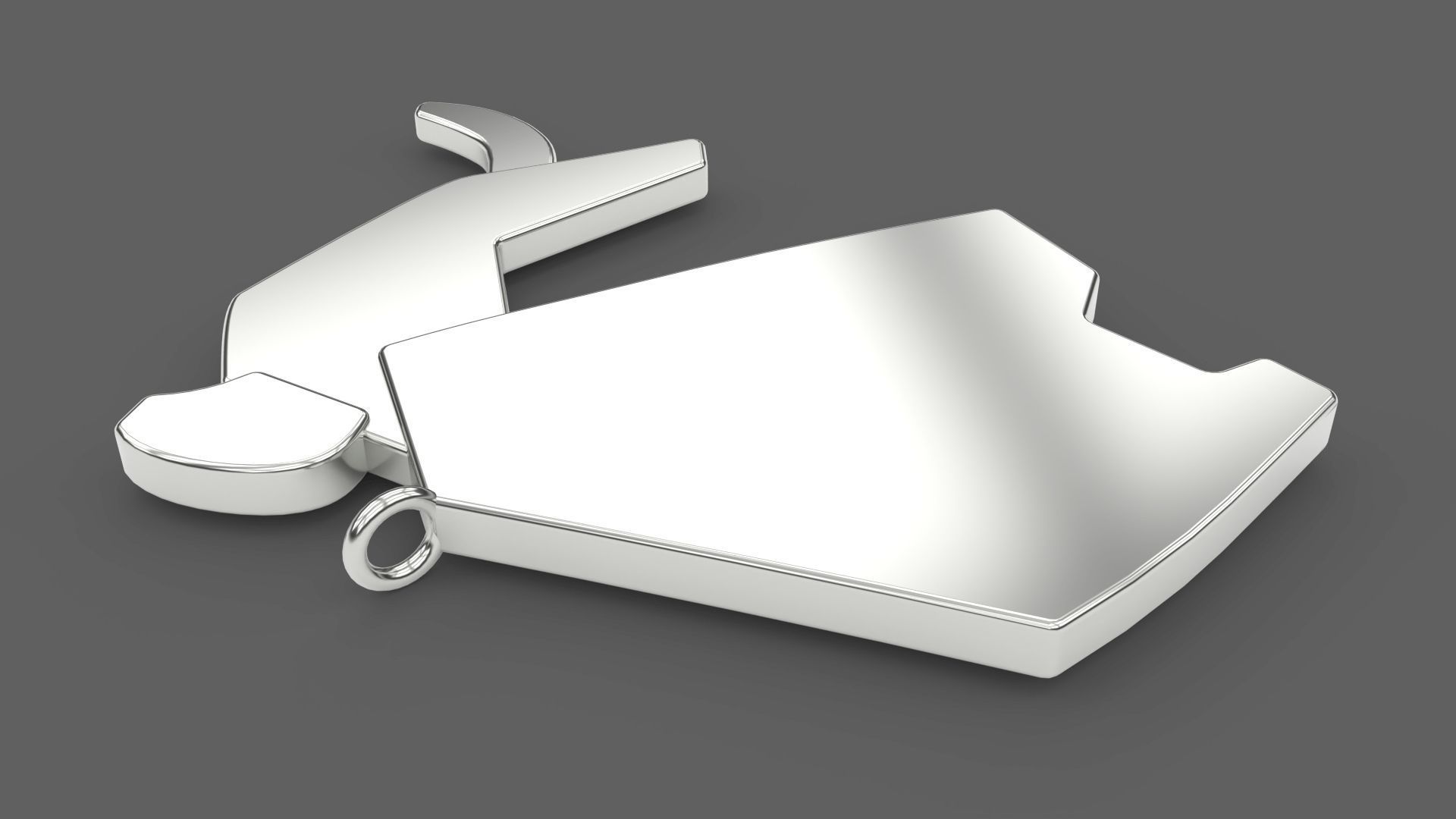 Mammoth Pendant 3D print model_5