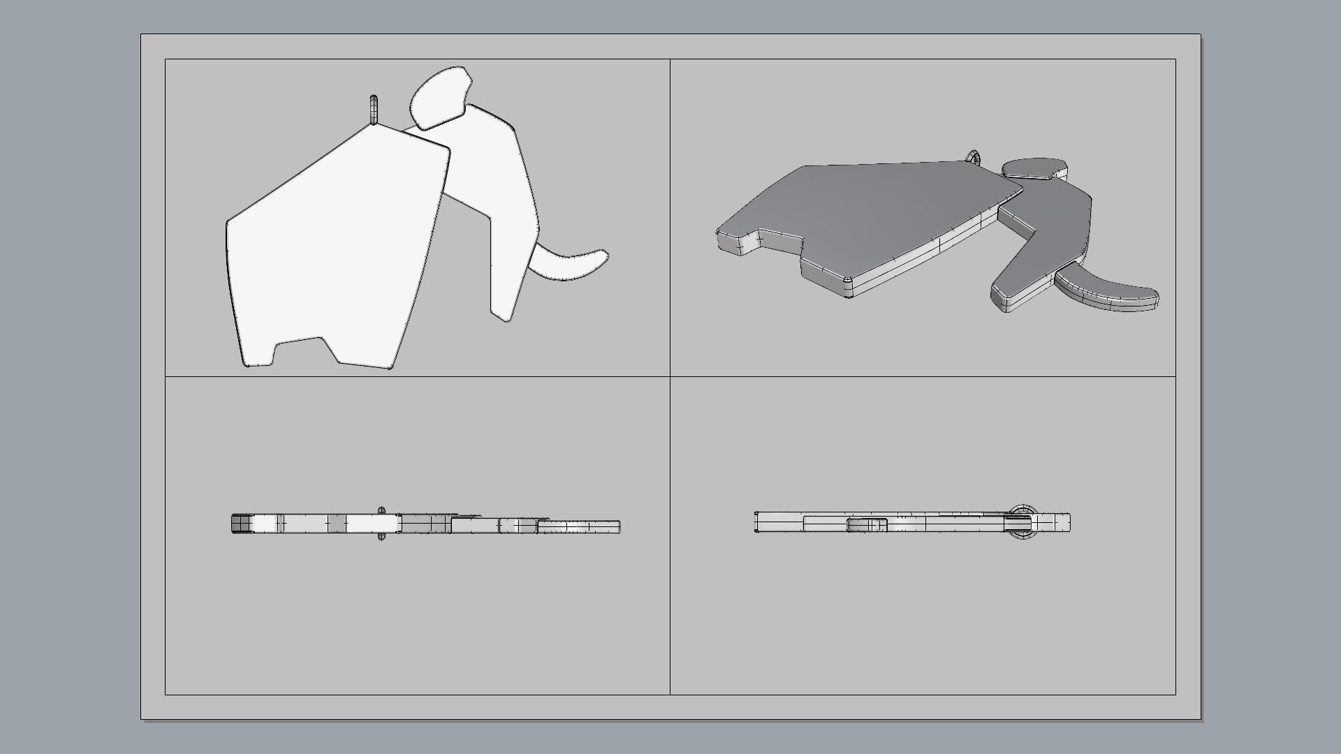 Mammoth Pendant 3D print model_7