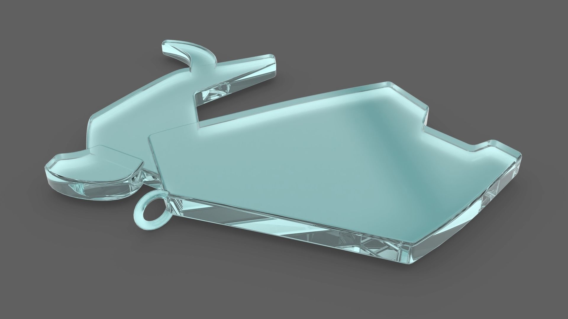 Mammoth Pendant 3D print model_4