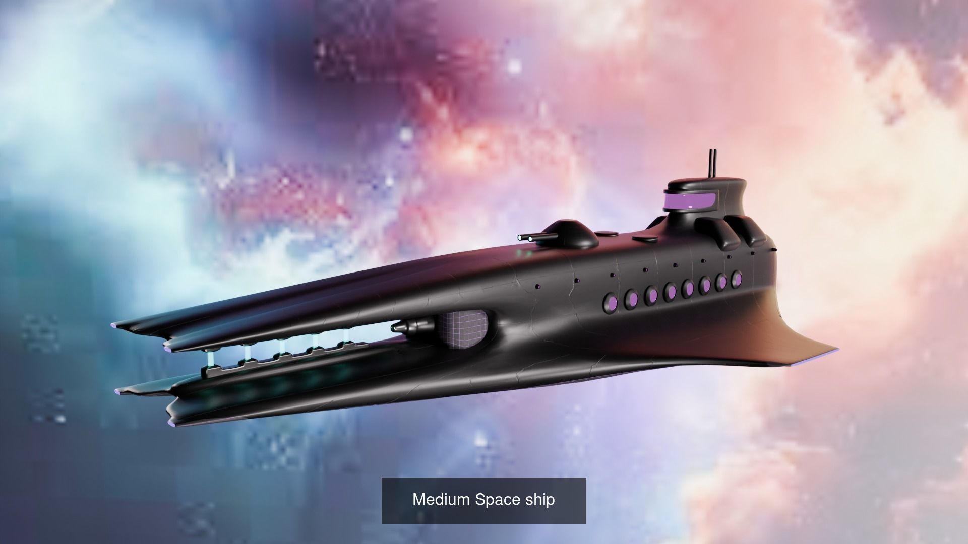 Space fleet 3D Model Collection_7