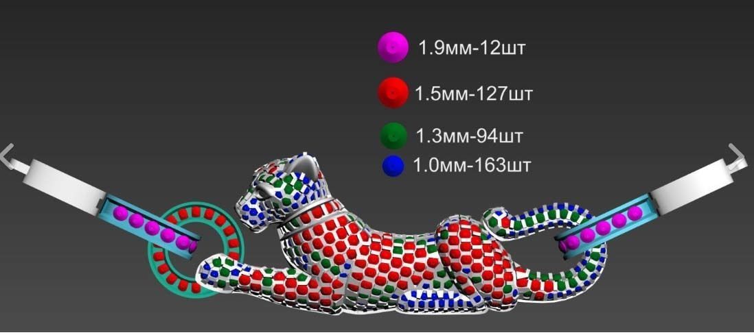 bracelets 3D print model_4