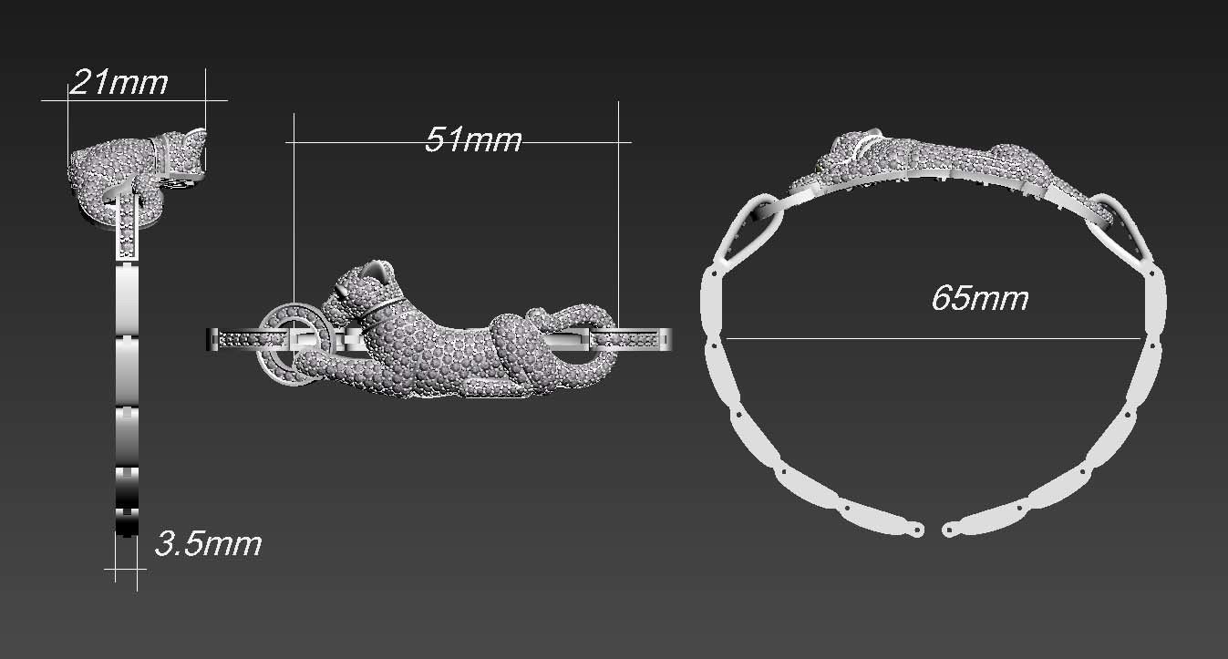 bracelets 3D print model_67