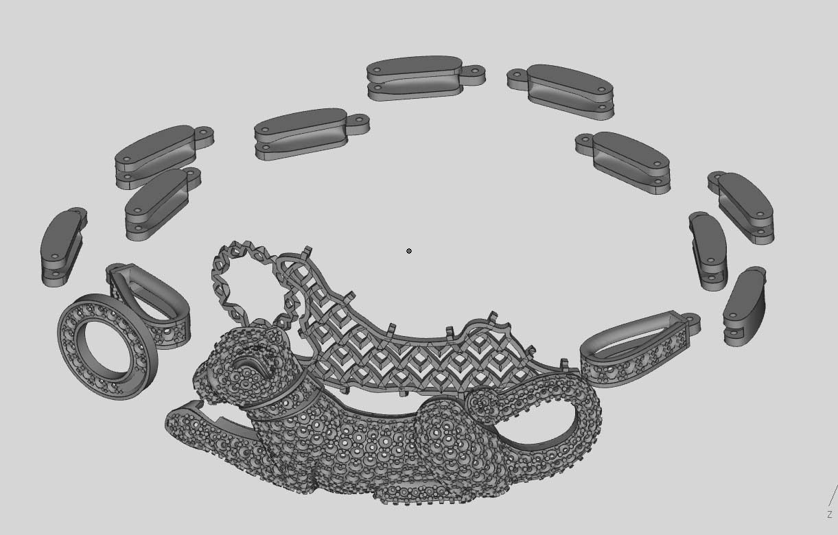 bracelets 3D print model_66
