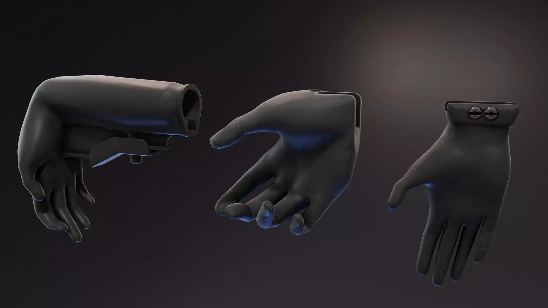 Helping Hands Attachments Low-poly 3D model_0