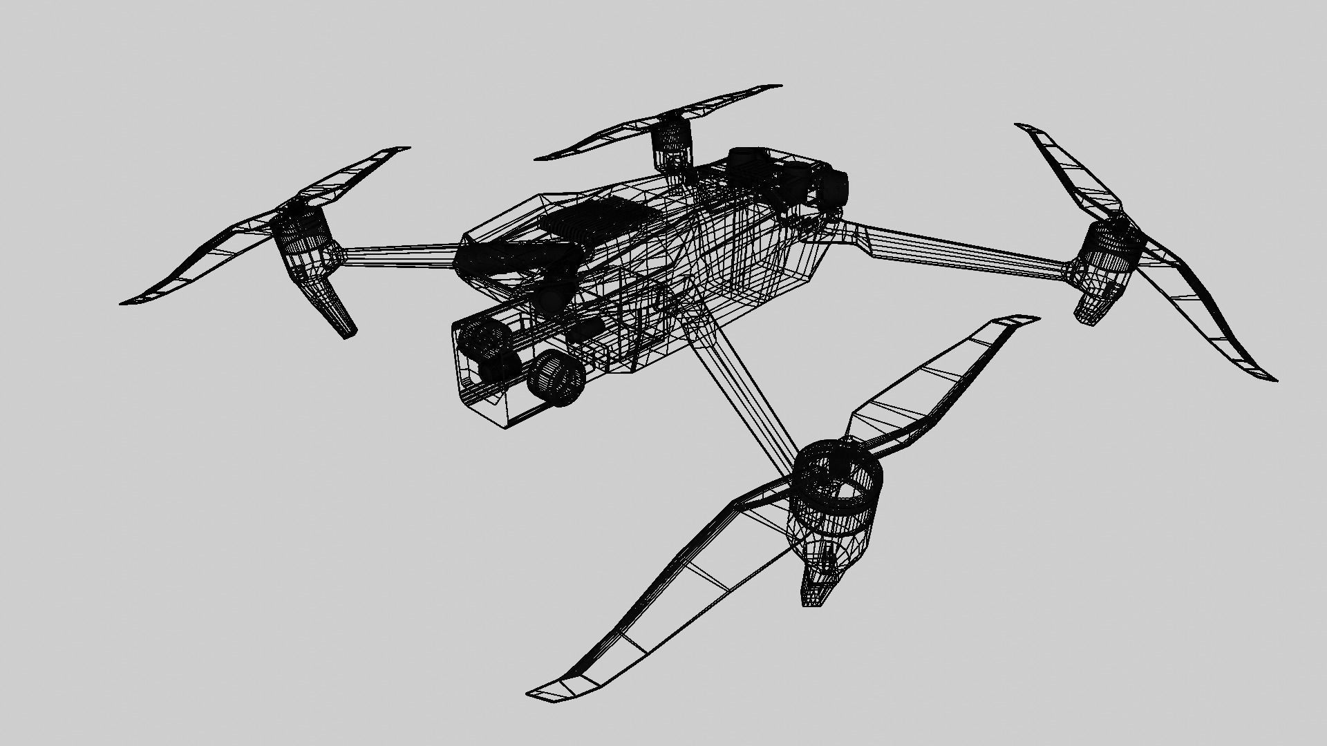 3D Model of M3 DJI Drone  3D print model_6