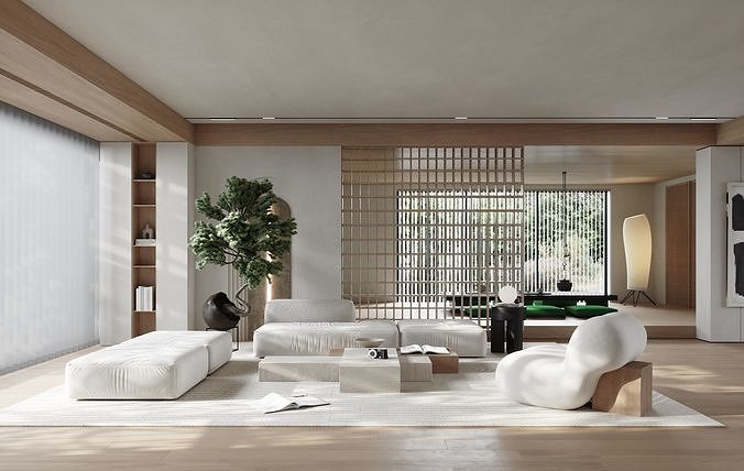 livingroom for fstorm 143d 3D model 3D model