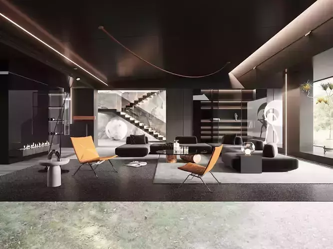 livingroom for fstorm 143d 3D model