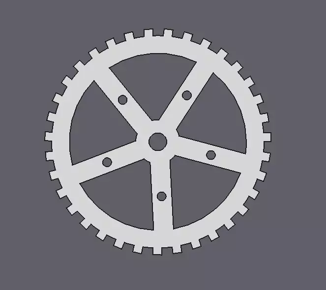 Gear - Steampunk Free 3D print model